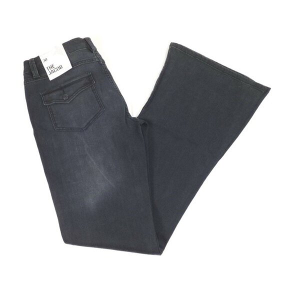 BCBGeneration The Jacob Black Stonewash Bell Bottom Denim Jeans Womens 30 NWT - Picture 7 of 13